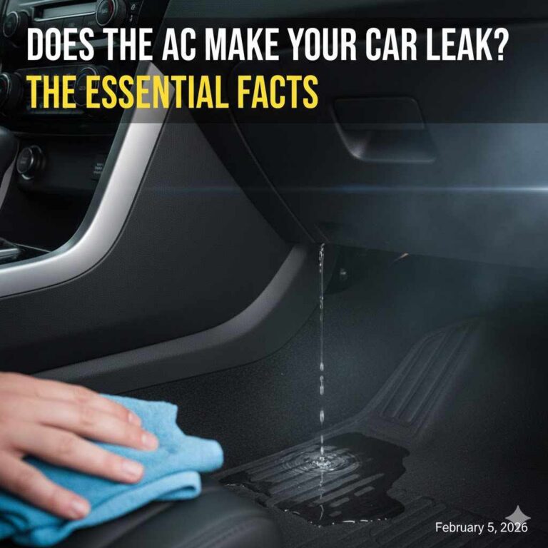 Does The AC Make Your Car Leak