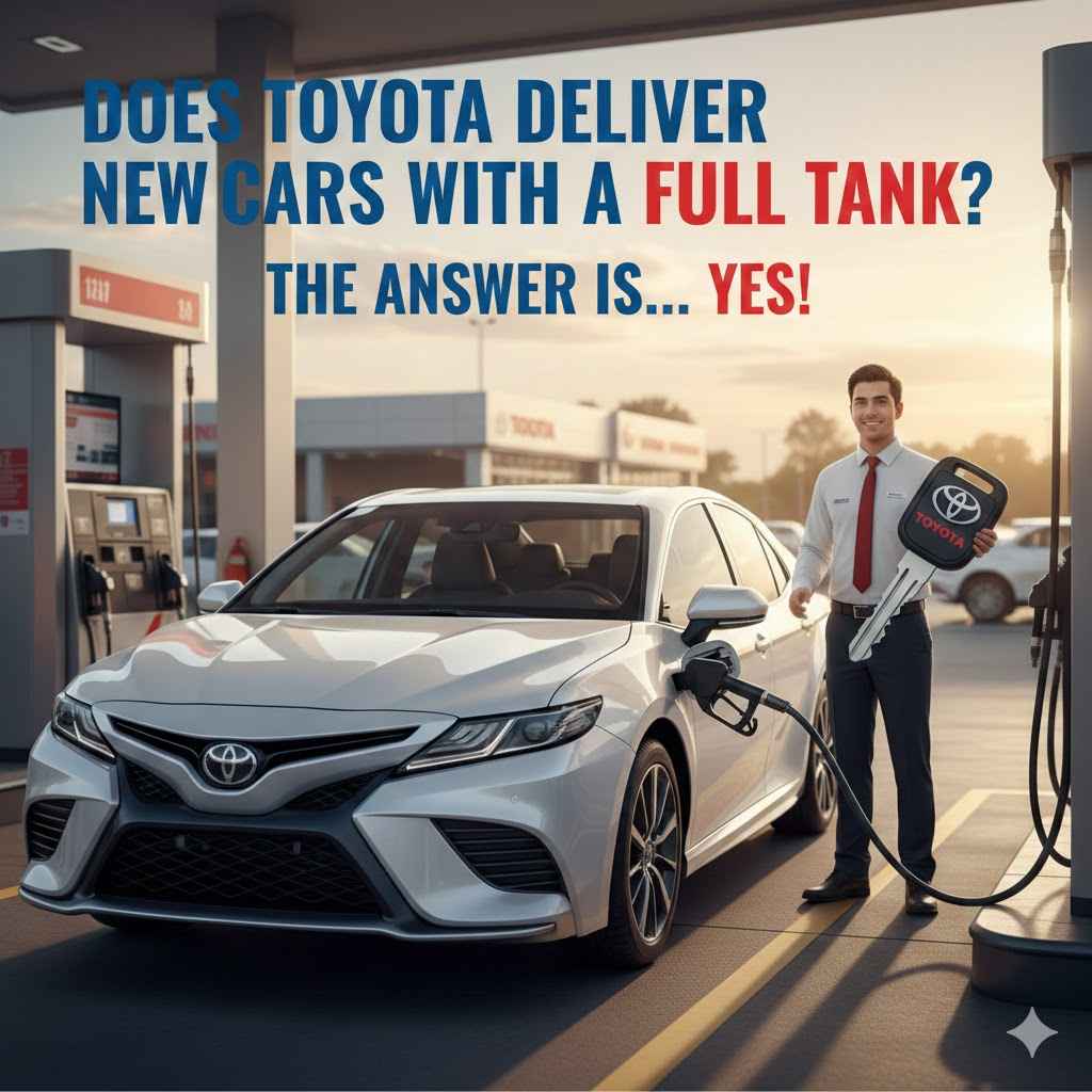 Does Toyota Deliver New Cars With a Full Tank