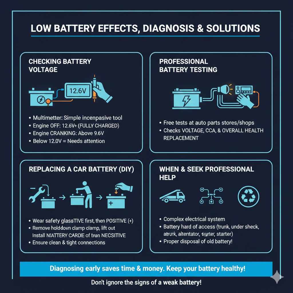Does a Low Battery Affect Car Performance Diagnosing and Solutions