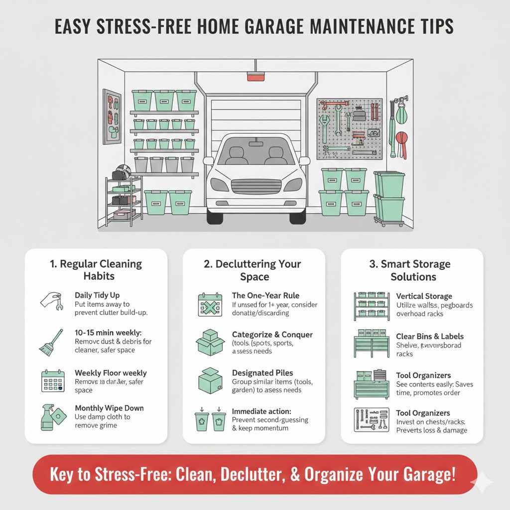 Easy Stress-Free Home Garage Maintenance Tips

