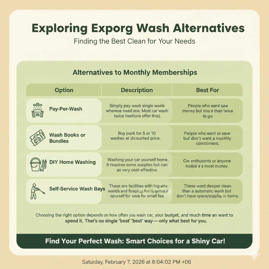 Exploring Car Wash Alternatives

