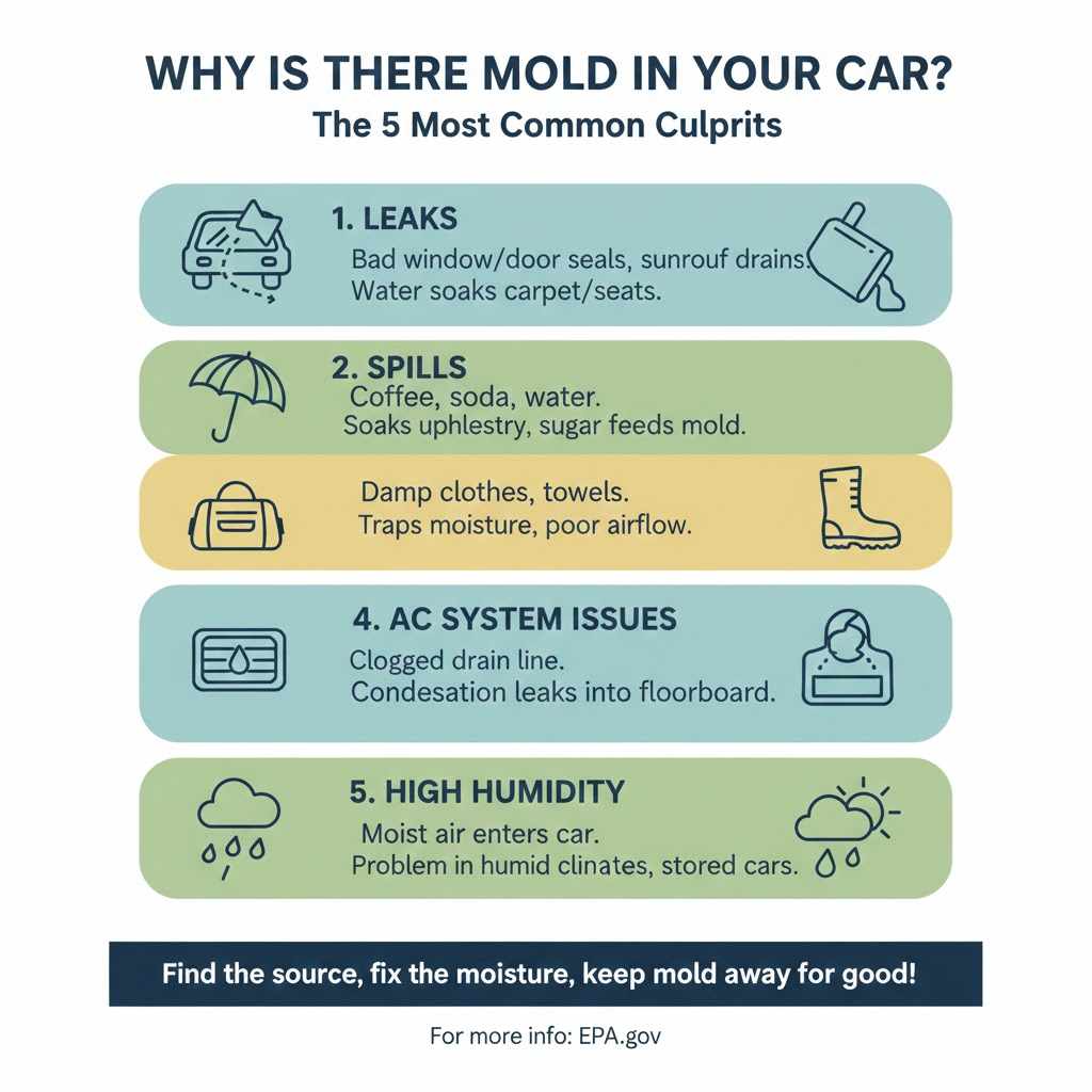 First, Why Is There Mold In Your Car