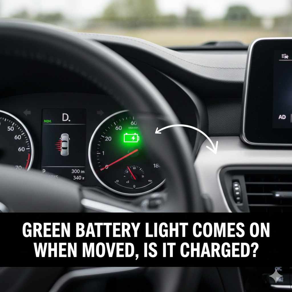Green Battery Light Comes On When Moved Is It Charged