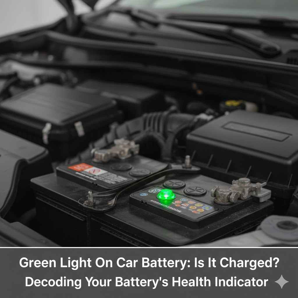 Green Light on Car Battery Is It Charged