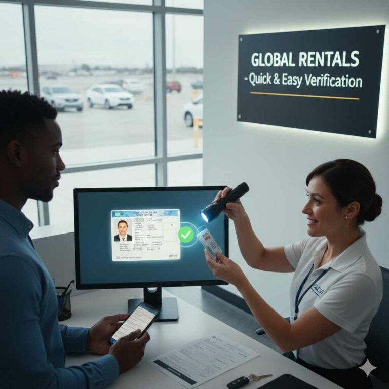 How Car Rental Companies Verify Driver’s License