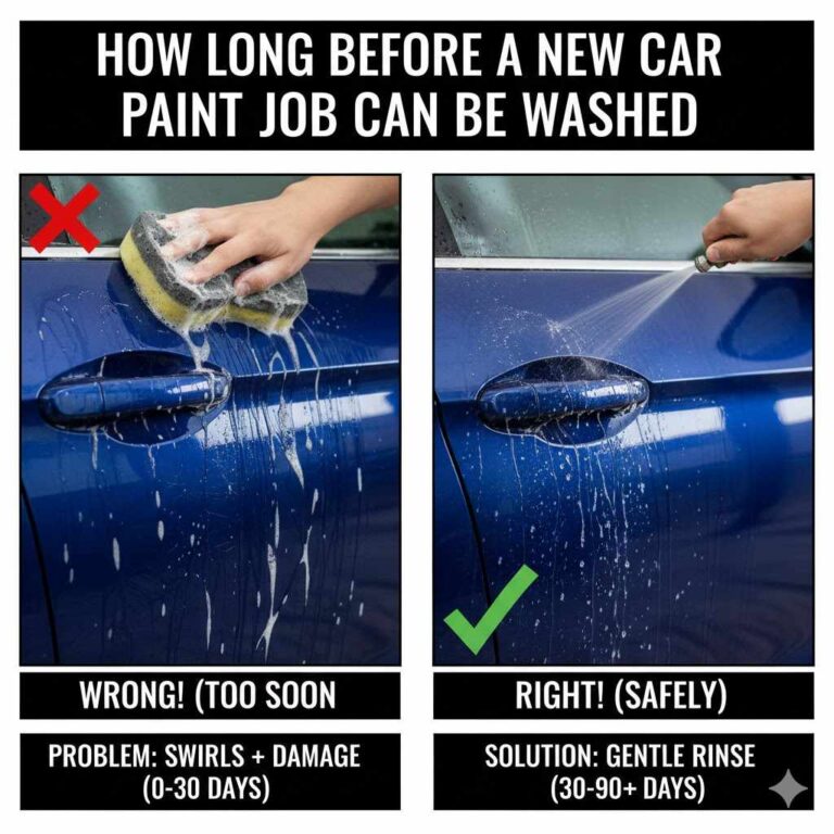 How Long Before A New Car Paint Job Can Be Washed