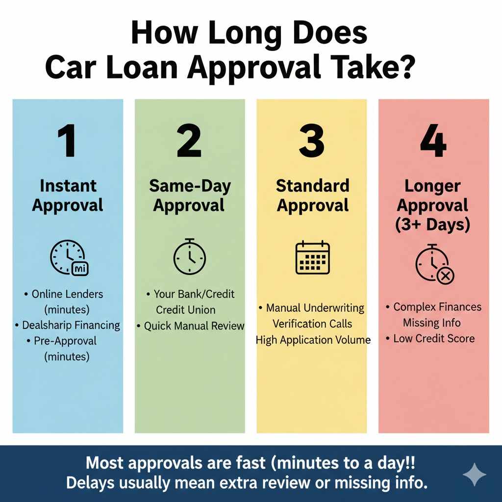 How Long Does It Take to Get a Car Loan Approved