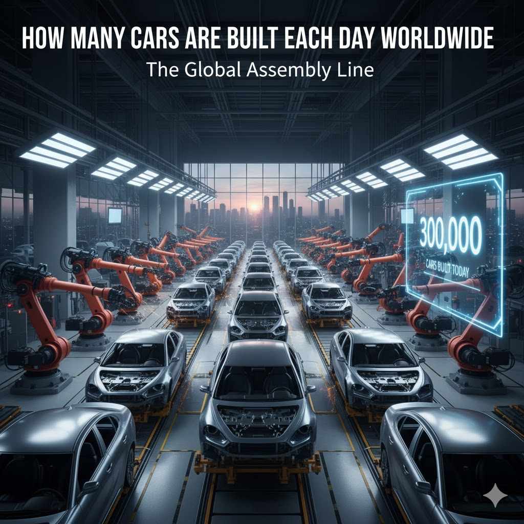How Many Cars Are Built Each Day Worldwide
