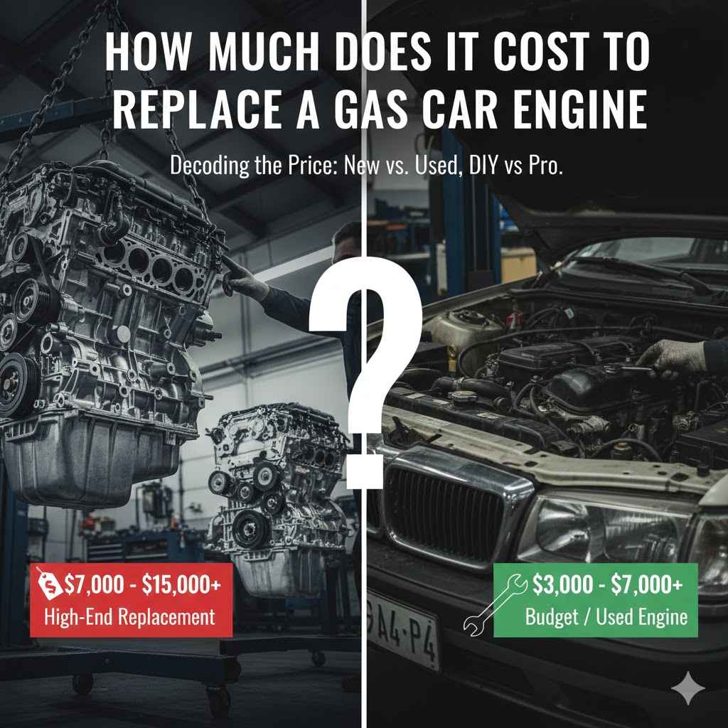How Much Does It Cost to Replace a Gas Car Engine