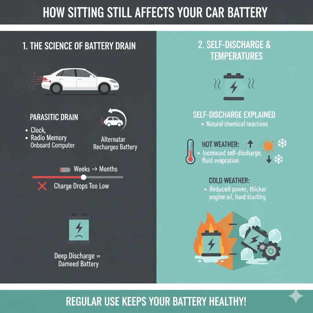 How Sitting Still Affects Your Car Battery

