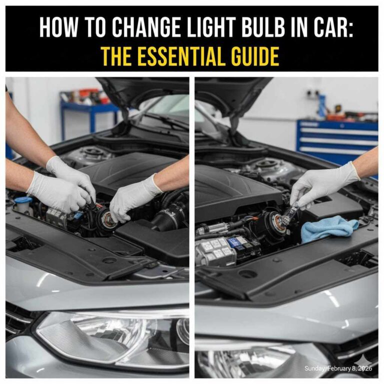 How To Change Light Bulb In Car