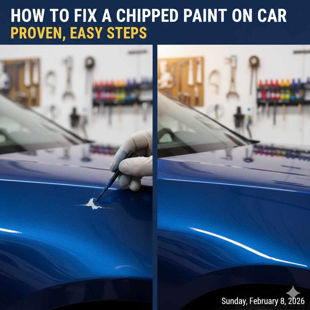 How To Fix A Chipped Paint On Car