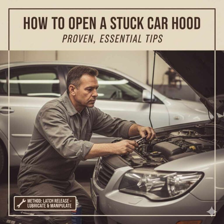 How To Open a Stuck Car Hood