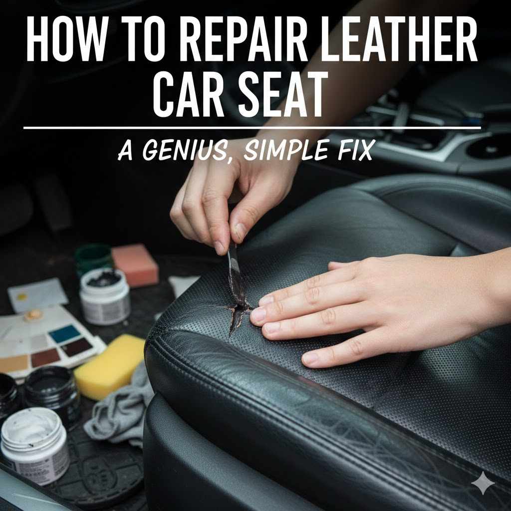How To Repair Leather Car Seat