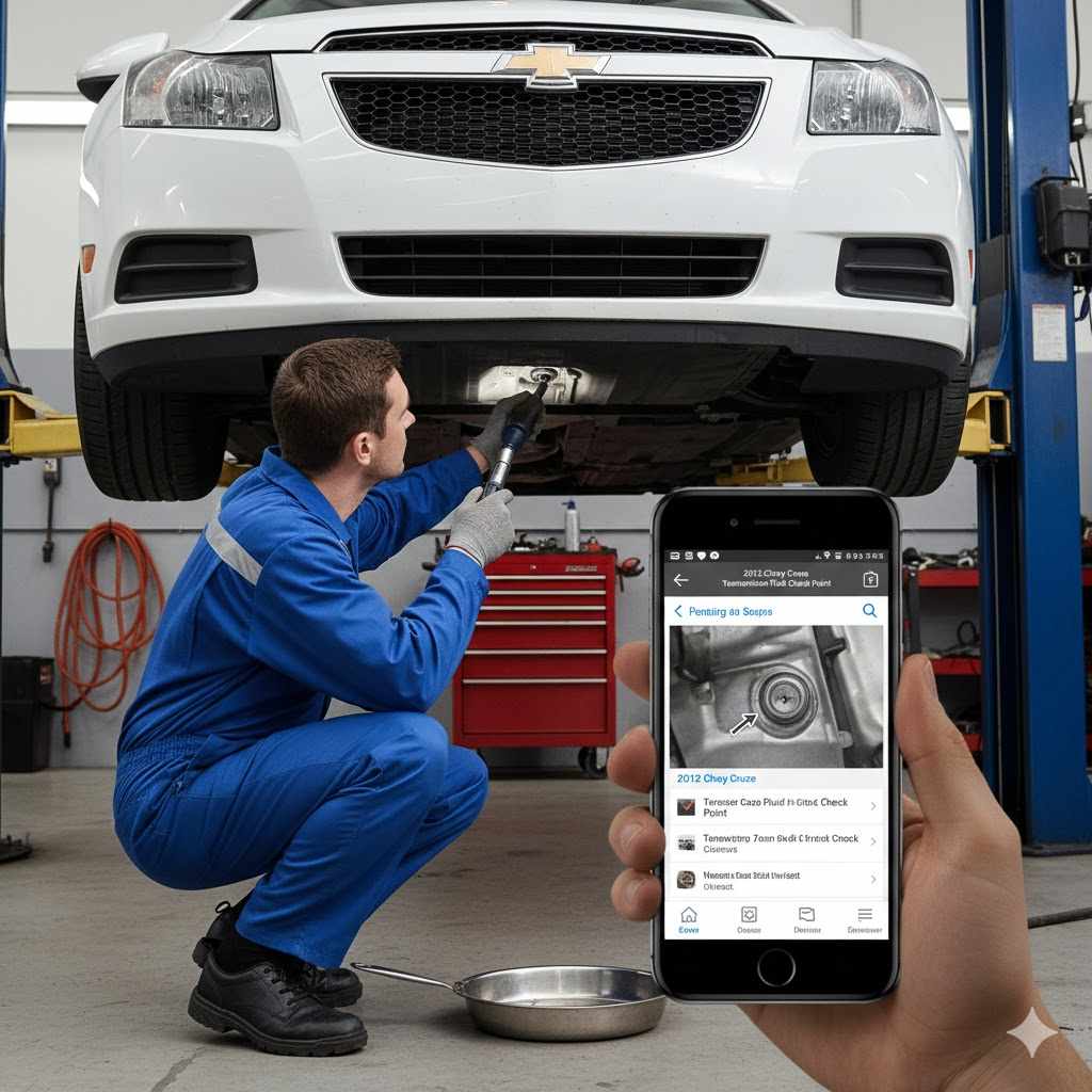 How to Check Transmission Oil in a 2012 Chevy Cruze