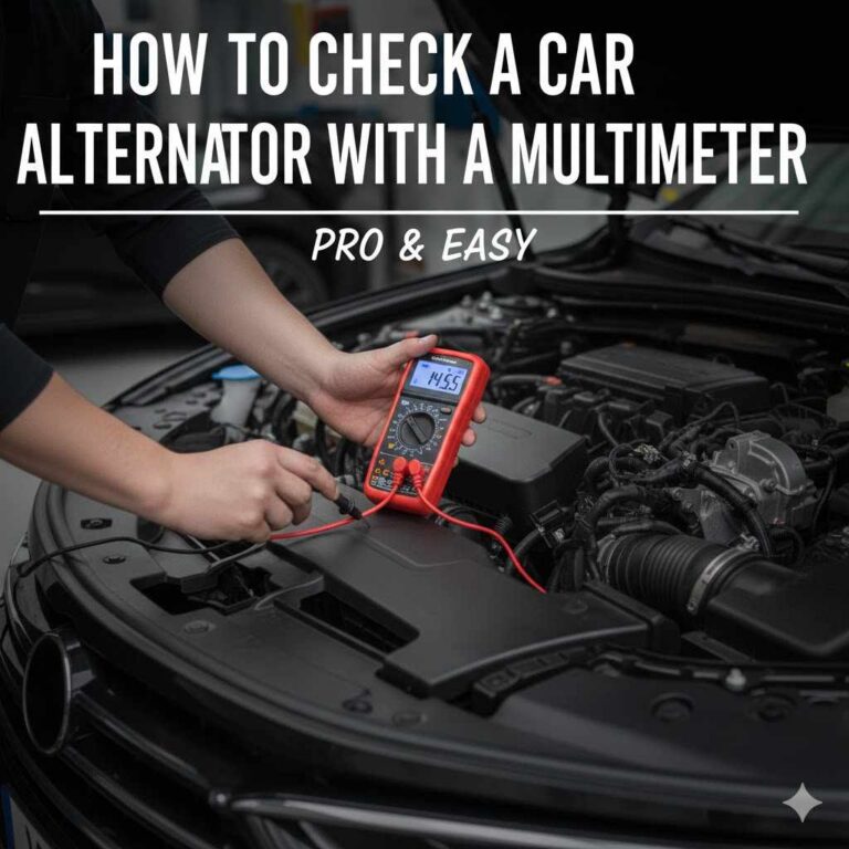 How to Check a Car Alternator With a Multimeter