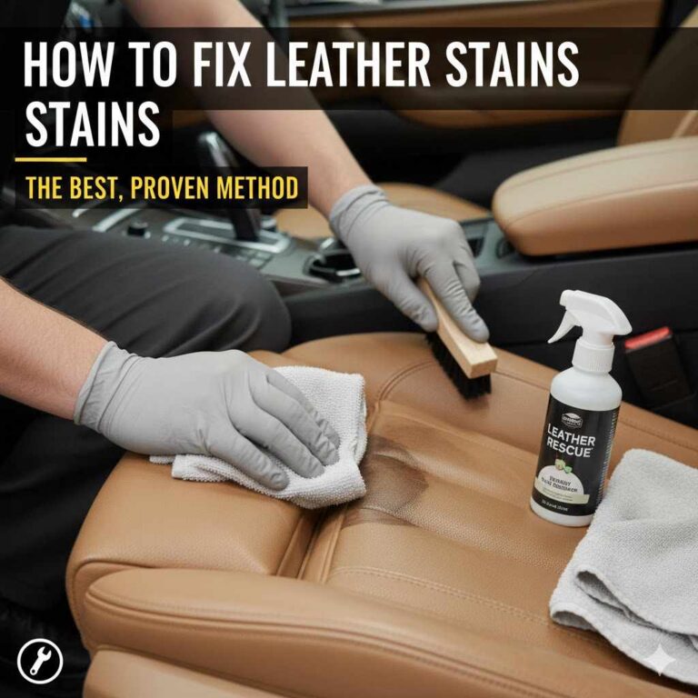 How to Prevent Future Leather Stains