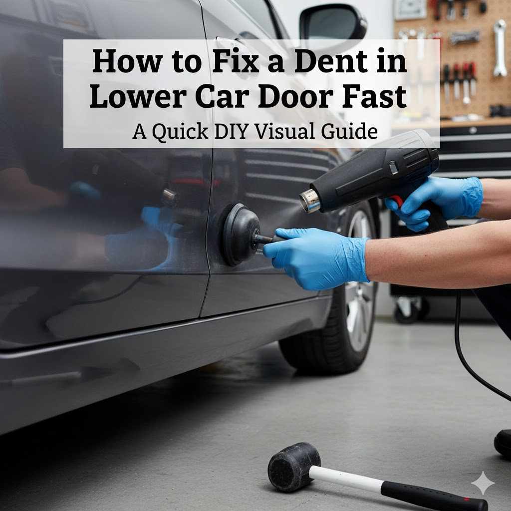 How to Fix a Dent in Lower Car Door Fast