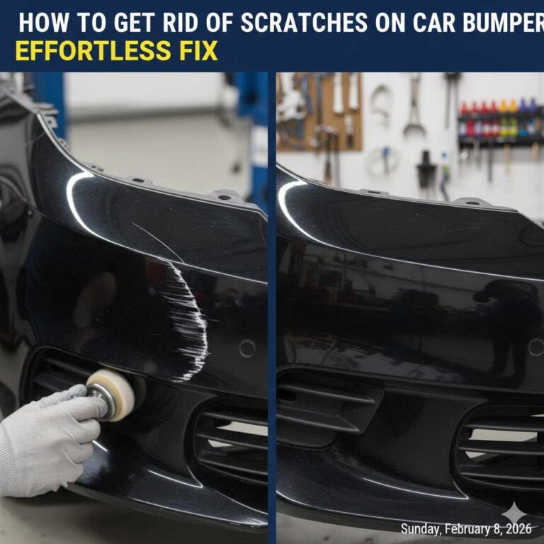 How to Get Rid of Scratches on Car Bumper