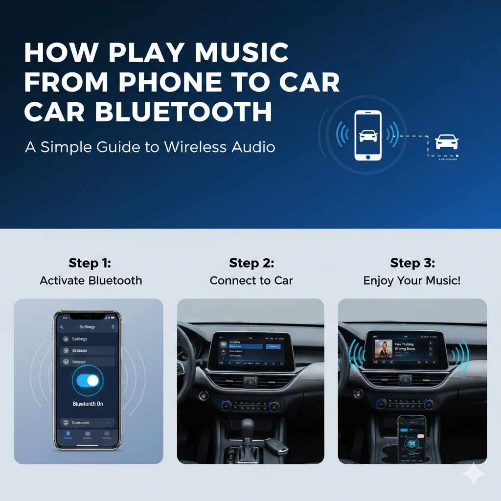 How to Play Music from Phone to Car Bluetooth