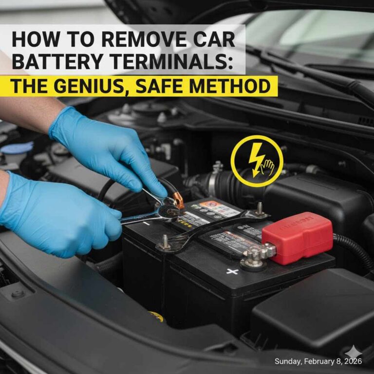 How to Remove Car Battery Terminals
