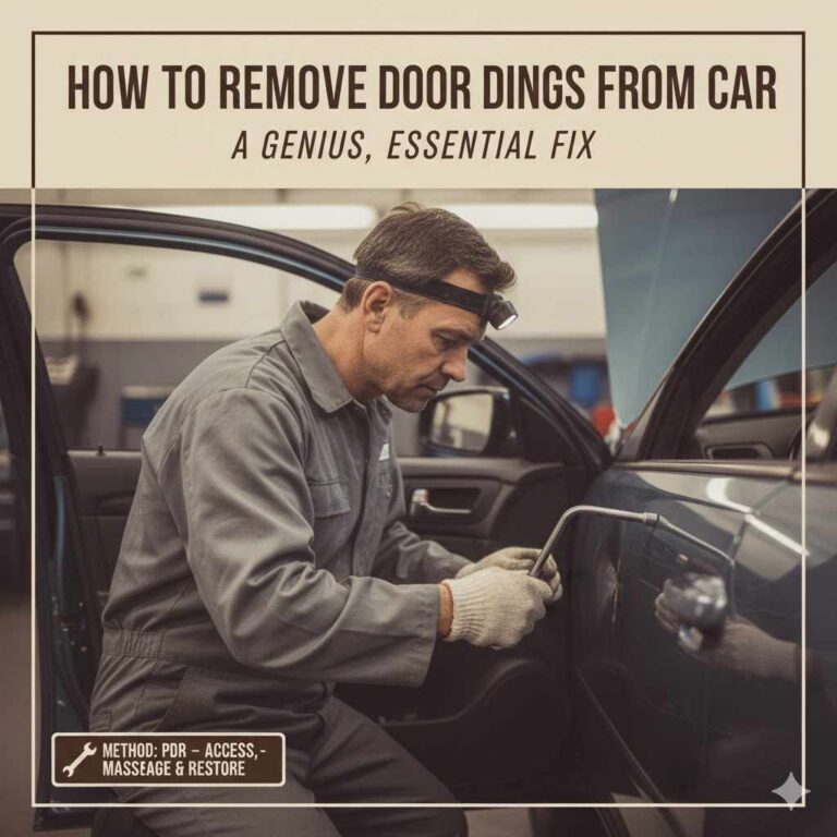 How to Remove Door Dings From Car