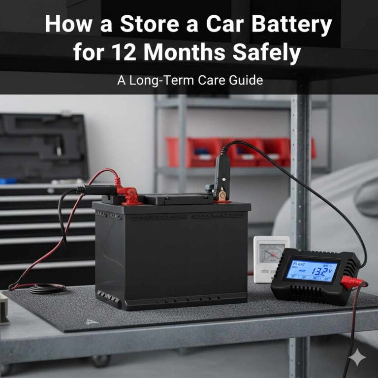 How to Store a Car Battery for 12 Months Safely
