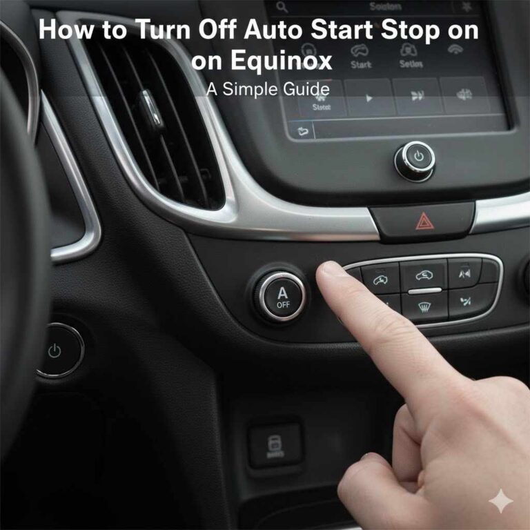 How to Turn Off Auto Start Stop on Equinox