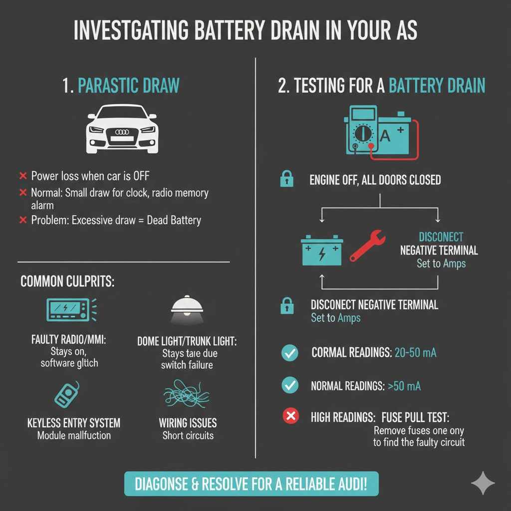Investigating Battery Drain Issues In Your Audi A5

