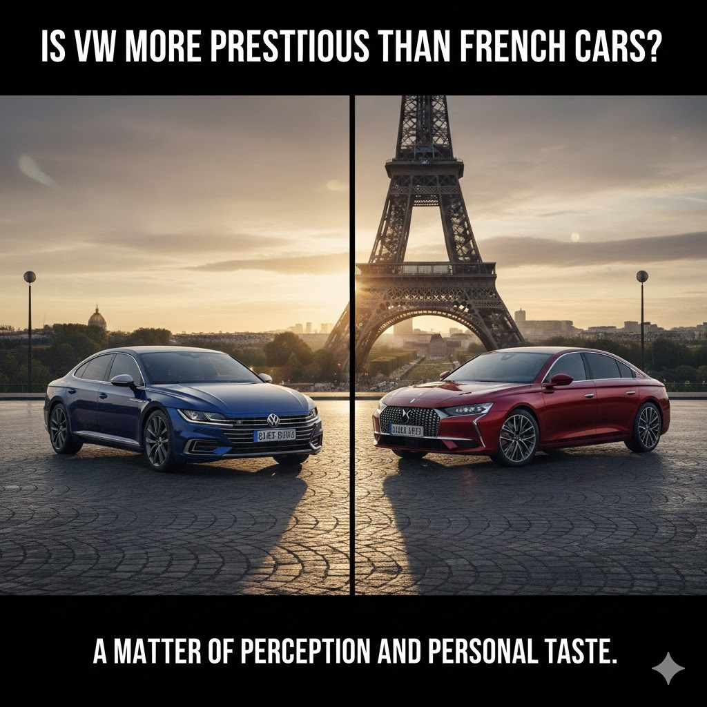 Is VW More Prestigious Than French Cars