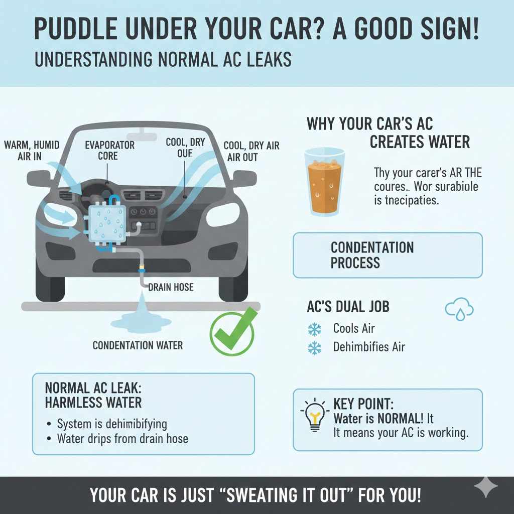 Is a Puddle Under Your Car a Bad Sign