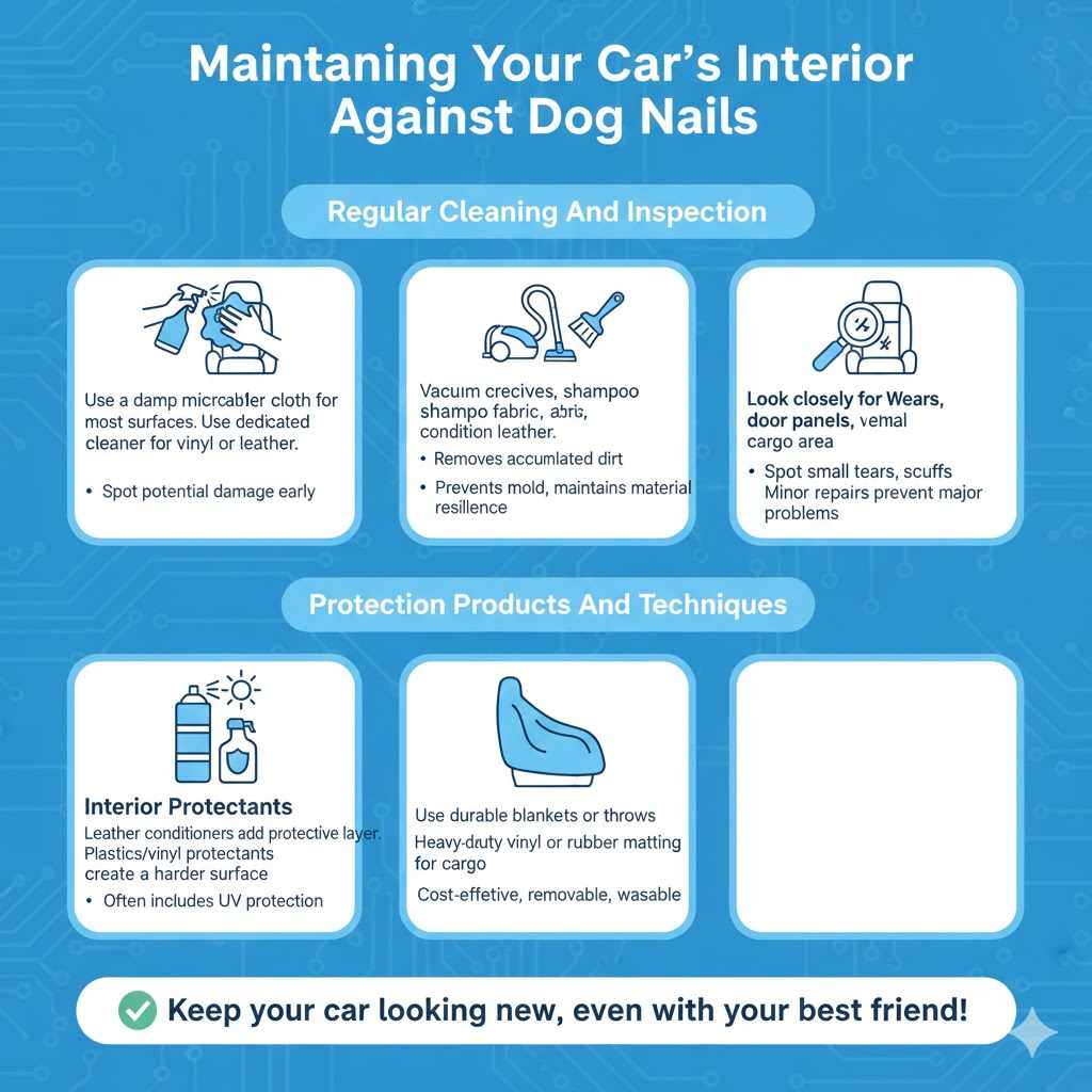 Maintaining Your Car's Interior Against Dog Nails

