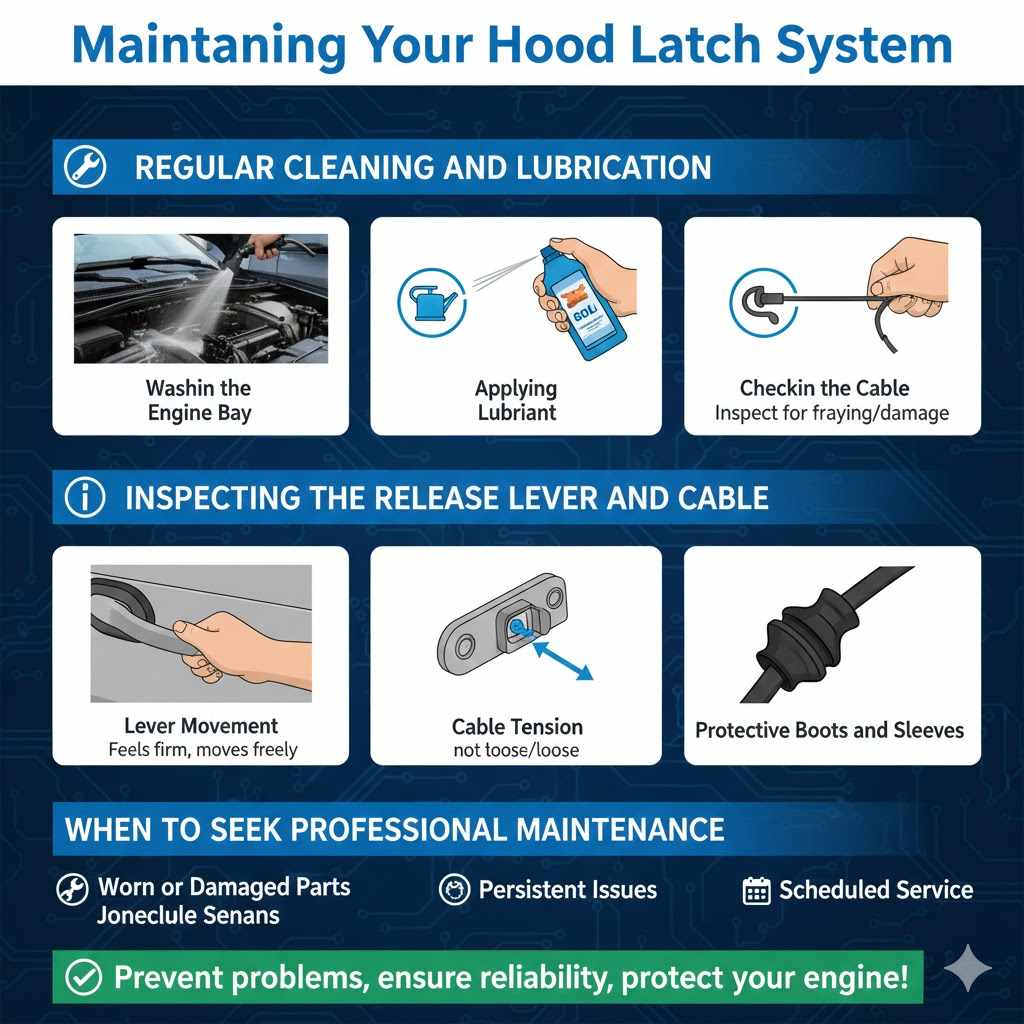 Maintaining Your Hood Latch System

