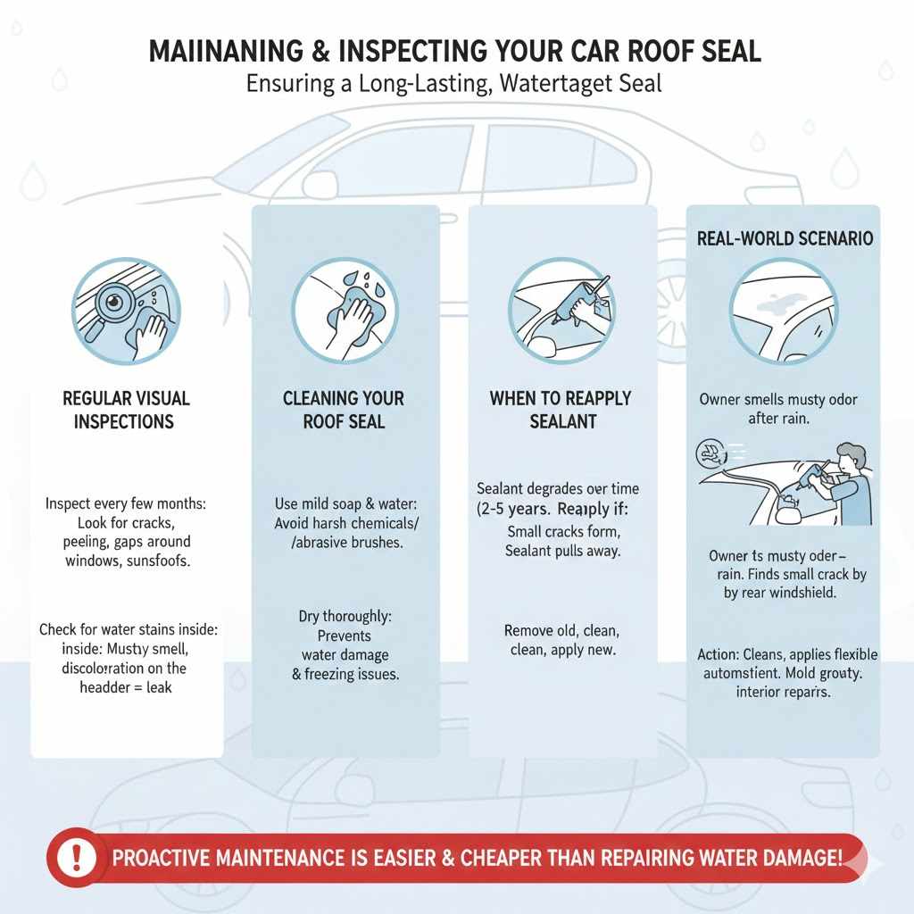 Maintaining and Inspecting Your Car Roof Seal


