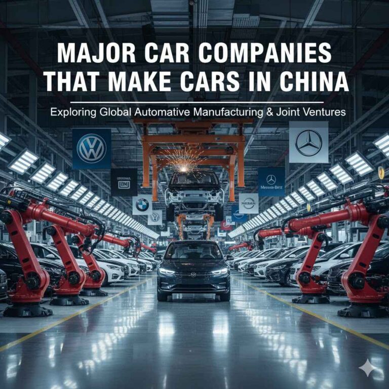 Major Car Companies That Make Cars in China