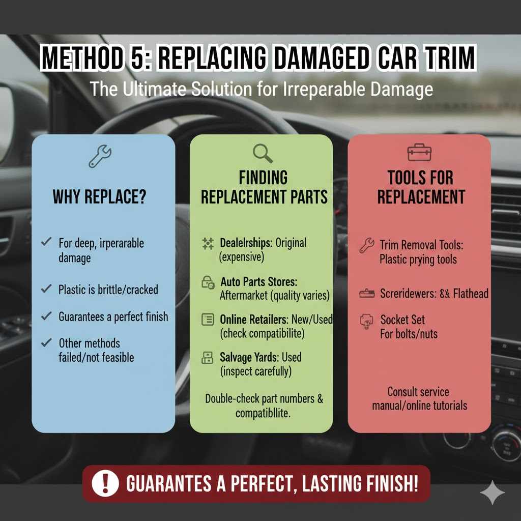 Method 5 Replacing Damaged Trim