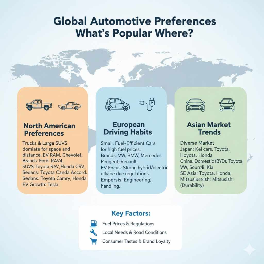 Popularity in Different Regions