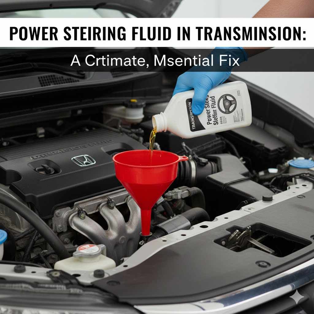 Power Steering Fluid in Transmission