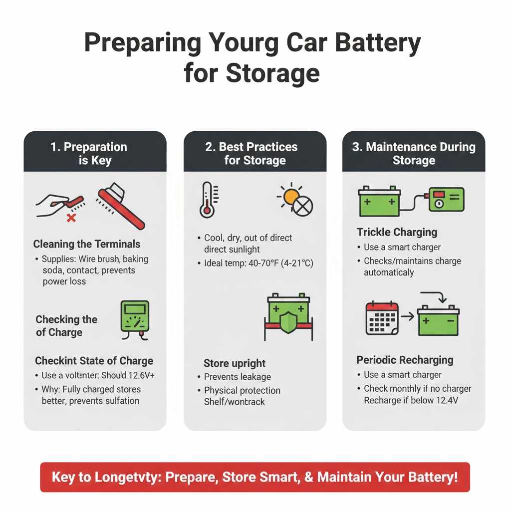 Preparing Your Car Battery for Storage