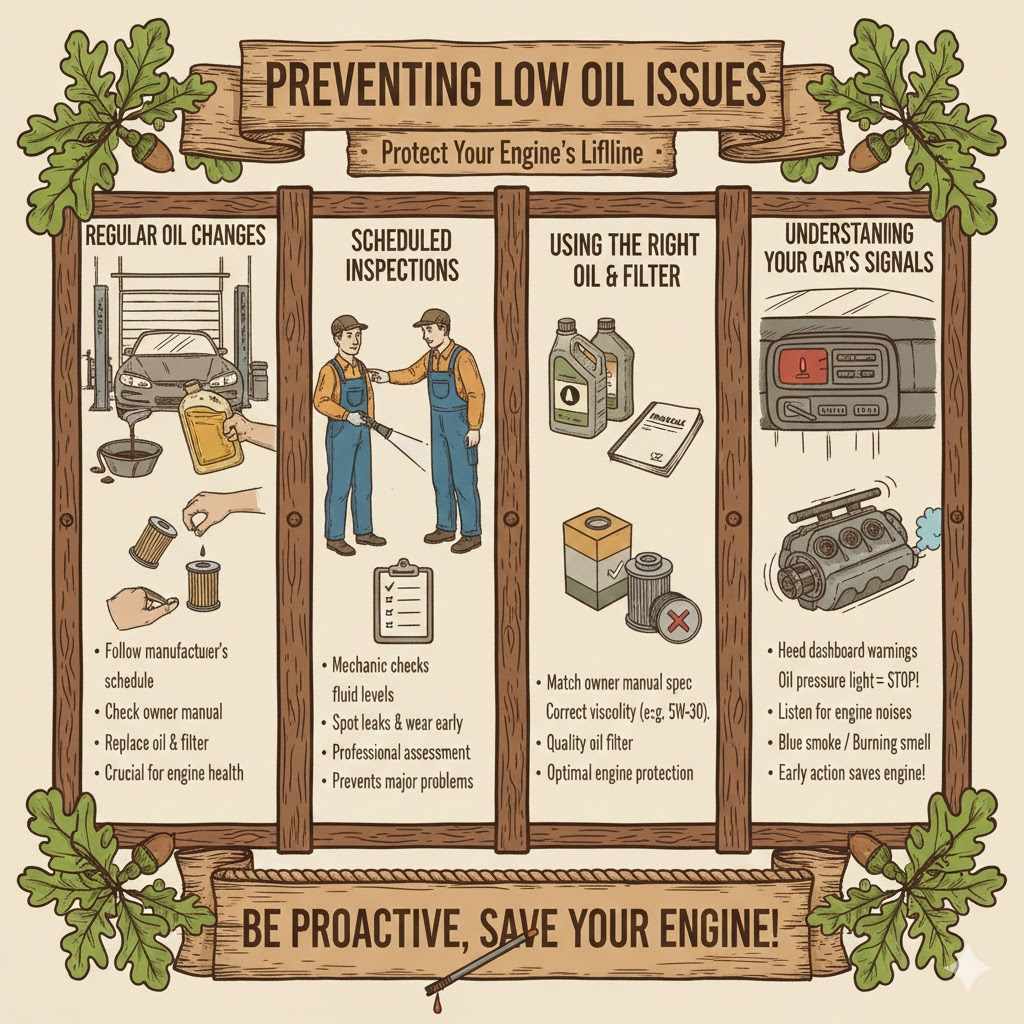 Preventing Low Oil Issues

