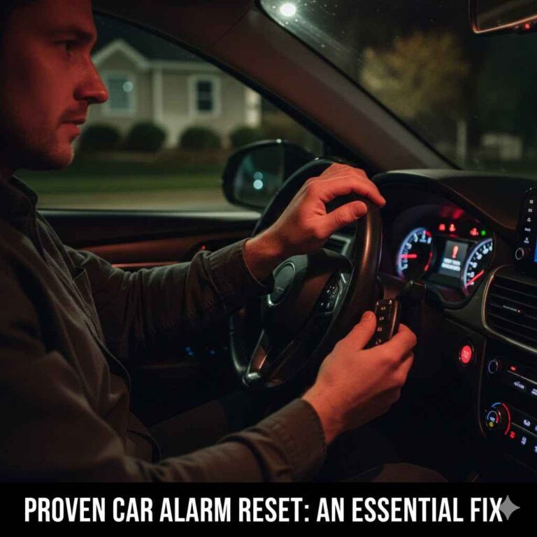 Proven Car Alarm Reset