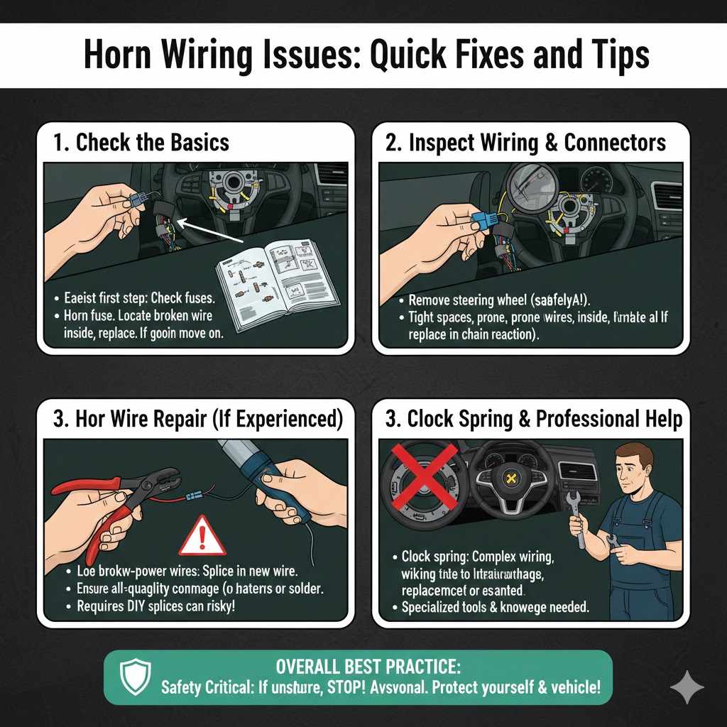 Quick Fixes and Tips for Horn Wiring Issues

