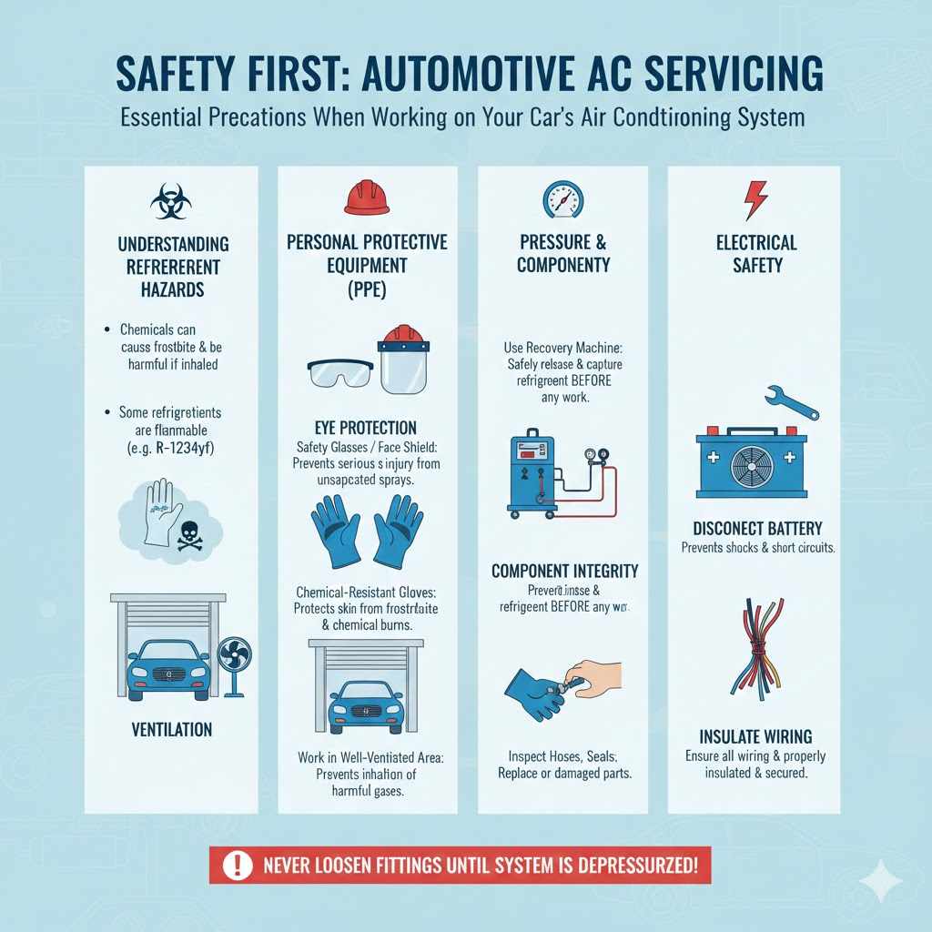 Safety First Automotive AC Servicing

