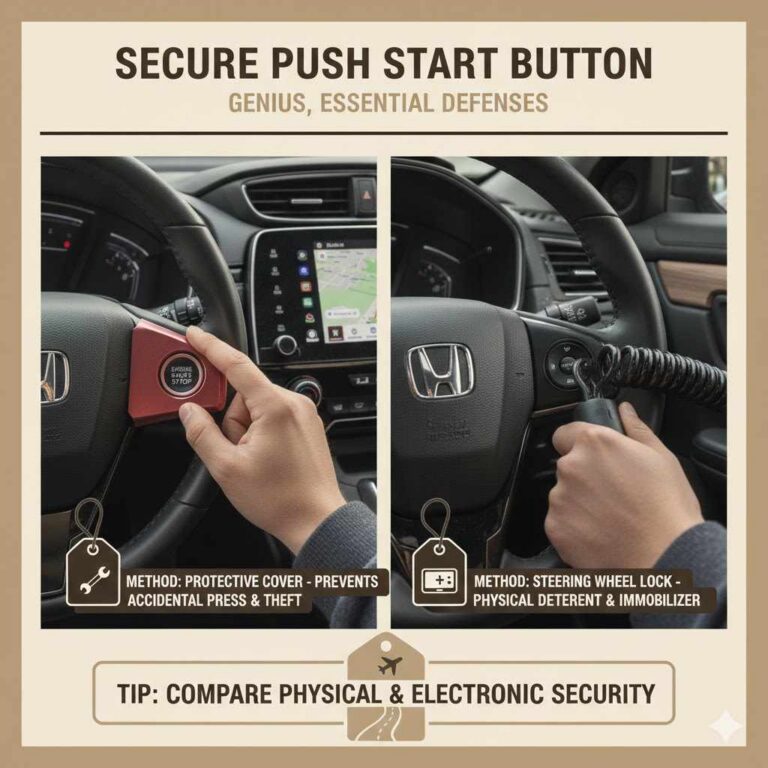 Secure Push Start Button