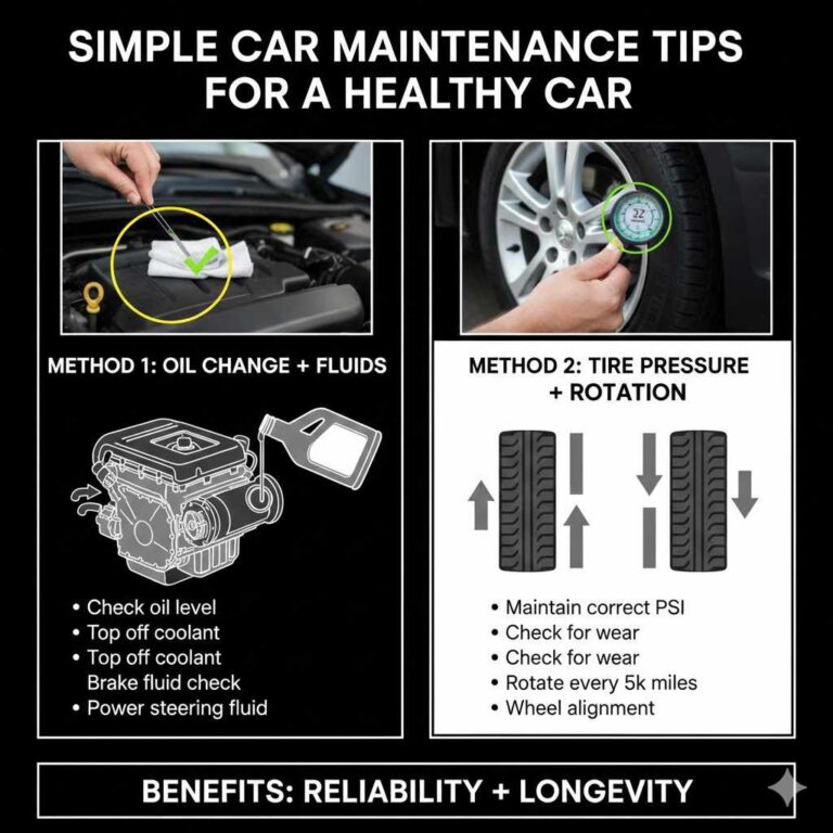 Simple Car Maintenance Tips for a Healthy Car