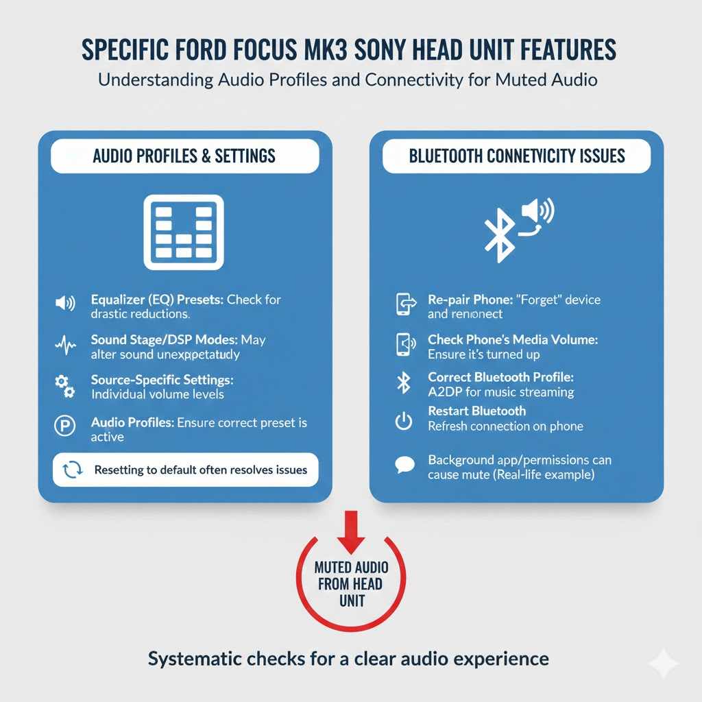 Specific Ford Focus Mk3 Sony Head Unit Features