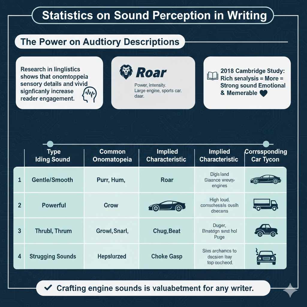 Statistics on Sound Perception in Writing