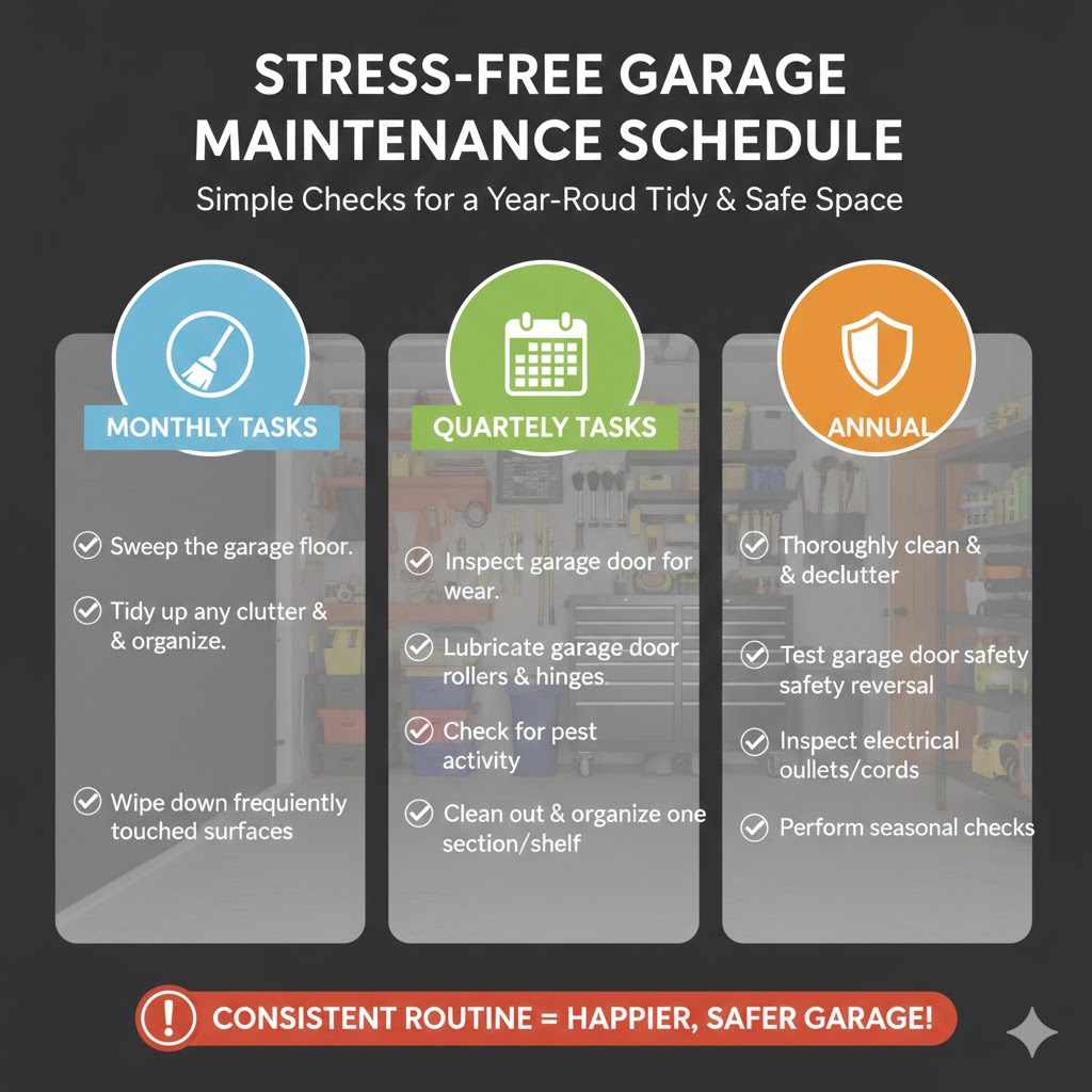 Stress-Free Garage Maintenance Schedule


