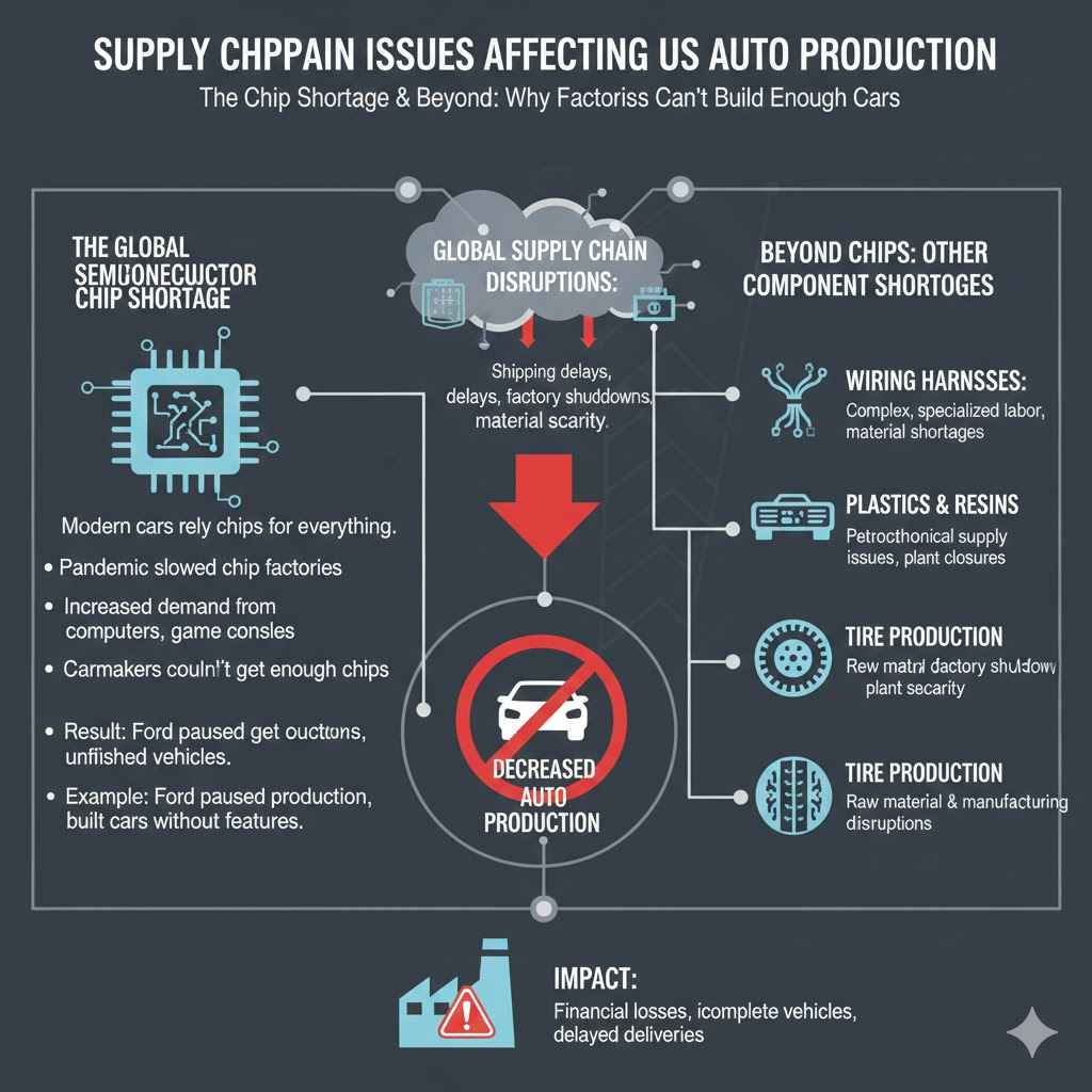 Supply Chain Issues Affecting US Auto Production