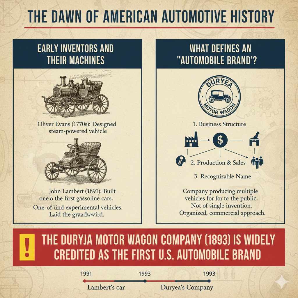 The Dawn of American Automotive History